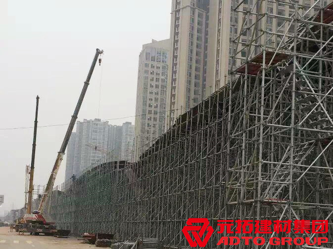 建筑施工承插型盤扣式腳手架一噸每天多少租金？